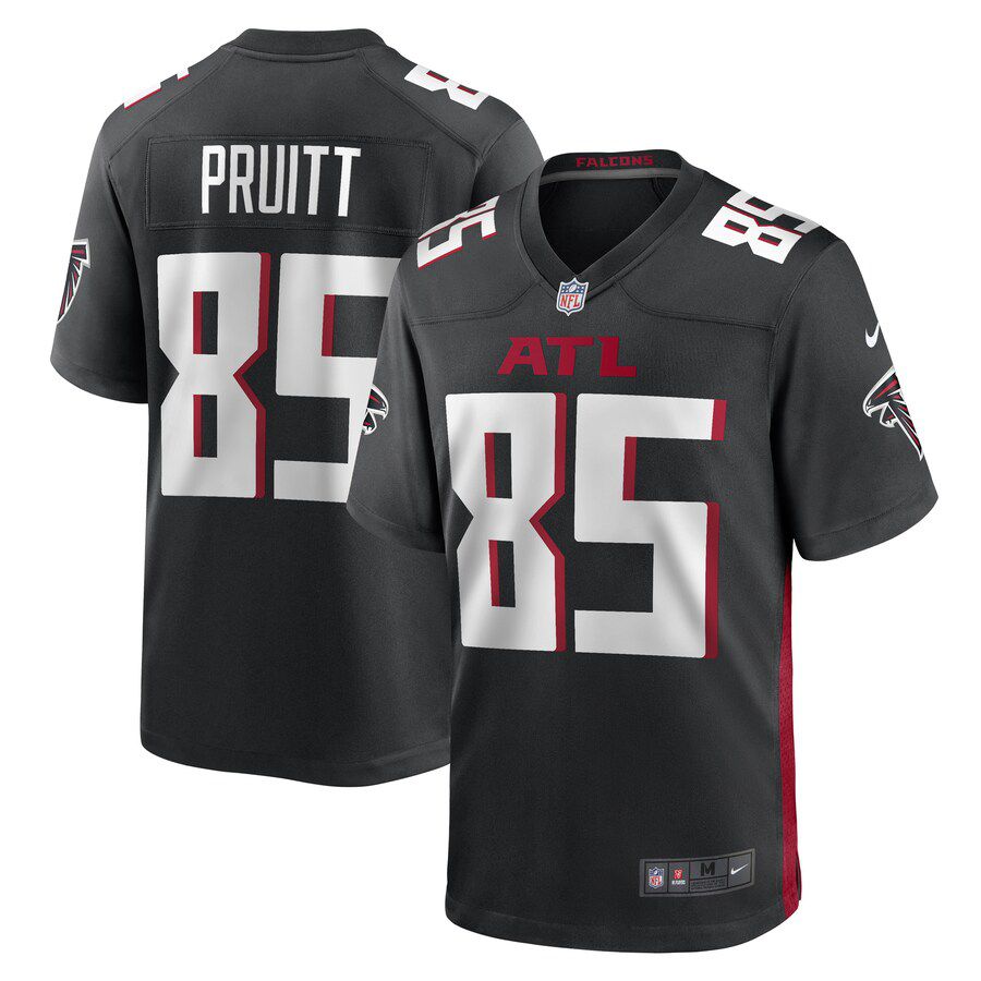 Men Atlanta Falcons 85 MyCole Pruitt Nike Black Game Player NFL Jersey